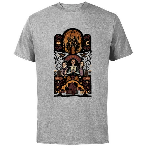 Disney Hocus Pocus 2 Spooky Halloween - Short Sleeve Cotton T-Shirt for Adults - Customized-Athletic Heather