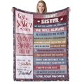 thumbnail image 1 of LHSHID Gifts for Mom from Daughter Son Blanket Flannel Soft and Comfortable Anti static Bed Sofa Blanket 60x80in, 1 of 5