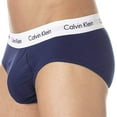 thumbnail image 4 of Calvin Klein Mens Cotton Stretch Hip Briefs 3 Pack Large Blue / White / Red, 4 of 7
