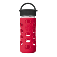 thumbnail image 1 of Lifefactory 12oz Glass Bottle Core 2.0 Apple Red, 1 of 5