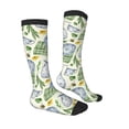 thumbnail image 3 of Fotbe Vintage Utensils print Women's Men's Novelty Crew Socks Cotton Socks Knee High Socks for Walking,Running,Nurses,Pregnancy, 3 of 9