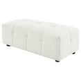 thumbnail image 4 of Everly Boucle Upholstered Rectangular Ottoman Off White, 4 of 4