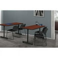 thumbnail image 6 of Regency 48" x 24" Kobe Training Table- Grey & 2 'M' Stack Chairs- Grey, 6 of 11