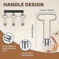 thumbnail image 2 of 2025 Upgrade 304 Stainless Steel Core Remover, T-Type Fruit & Vegetable Corer, Red Bell Pepper Seed Corer, Universal Kitchen Gadget, 2 of 5