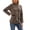 Khaki, variant on Winter Jackets for Women Casual Jacket Blend Style Asymmetrical Collar Button Front Coat For Fall Winter Outerwear Long Sleeve Womens Coat Grey XXL