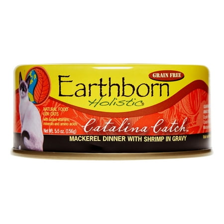 Earthborn Holistic Grain-Free Catalina Catch Wet Cat Food, 5.5 oz, Case of