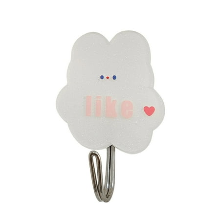 

Hgehaz Hooks for Hanging Cute Bear Rabbit Hooks Creative Adhesive Coat Hook Heavy Duty Decorative Wall Hooks for Key Towel Backpacks Hat