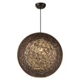 thumbnail image 1 of Maxim 14405CHWT 19 in. Bali 1 Light Chandelier, 1 of 1