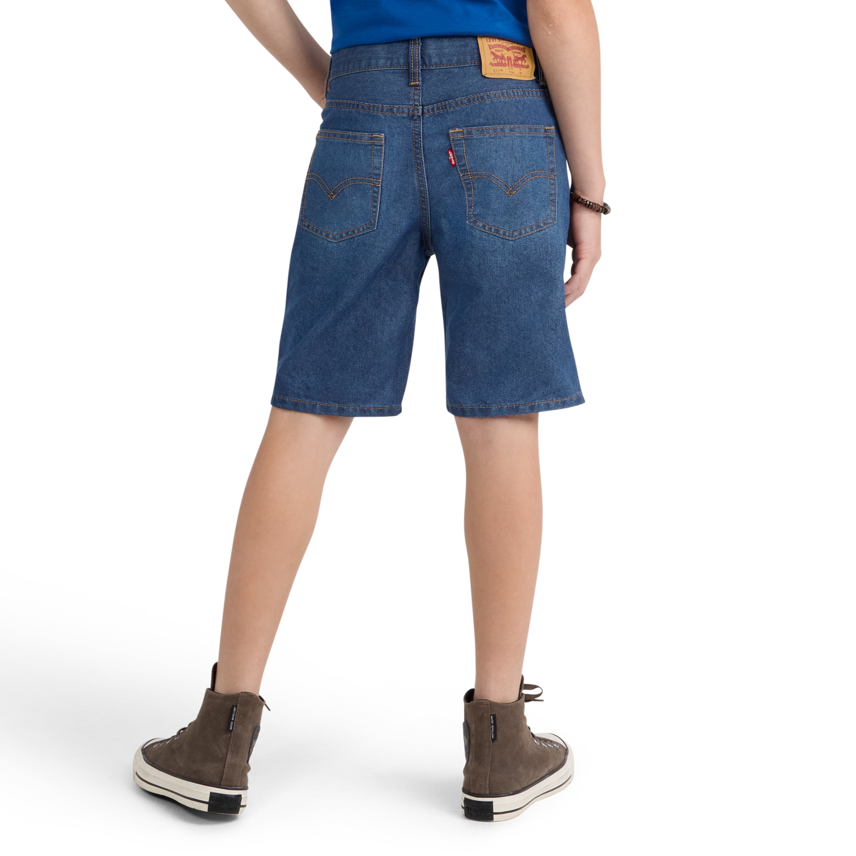 Levi Boys 511 Slim Performance Denim Shorts, Sizes 8-18