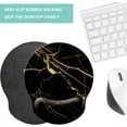 thumbnail image 4 of LQCrafK Mouse Pad with Wrist Support, Ergonomic Mouse Pad with Memory Foam Wrist Rest Cushion, Non-Slip Rubber Base Gaming Mice Pad for Home Office Computer Laptop, Flowers, 4 of 14