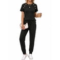 thumbnail image 2 of MOYIKO 2 Piece Sets for Women Summer Outfits Fashion Lounge Sets Crew Neck Tops Long Pants Tracksuit Vacation Travel Outfits, 2 of 7