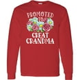 thumbnail image 3 of Inktastic Promoted to Great Grandma with Flowers Long Sleeve T-Shirt, 3 of 5