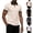 Khaki, variant on Men's Textured Knit Polo Shirt Short Sleeve Casual Classic Fit Shirts Summer Vintage Lapel Button Solid Color Tops, Dark Gray XL