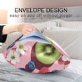 thumbnail image 4 of Yayeee Pillowcase King Size Set of 2 Satin Wrinkle Resistant Pillow Case, Pink Kiwi, 4 of 7