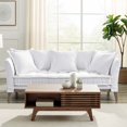 thumbnail image 2 of Sofa, Fabric, White, Modern Contemporary Urban Design, Living Lounge Room Hotel Lobby Hospitality, 2 of 8