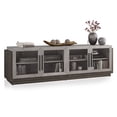 thumbnail image 7 of BELLEZE 70" TV Stand for TVs up to 75", Modern TV Stand & Entertainment Center with Shelves, Wood Storage Cabinet for Living Room or Bedroom - Brixston (Grey), 7 of 7