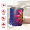 thumbnail image 5 of 12oz Coffee Tumblers Colorful Tie Dye Pattern Stainless Steel Vacuum Insulated Travel Tumbler Coffee Cups Mug with Lid and Straw with Cleaning Brush for Cold & Hot Drinks, 5 of 5