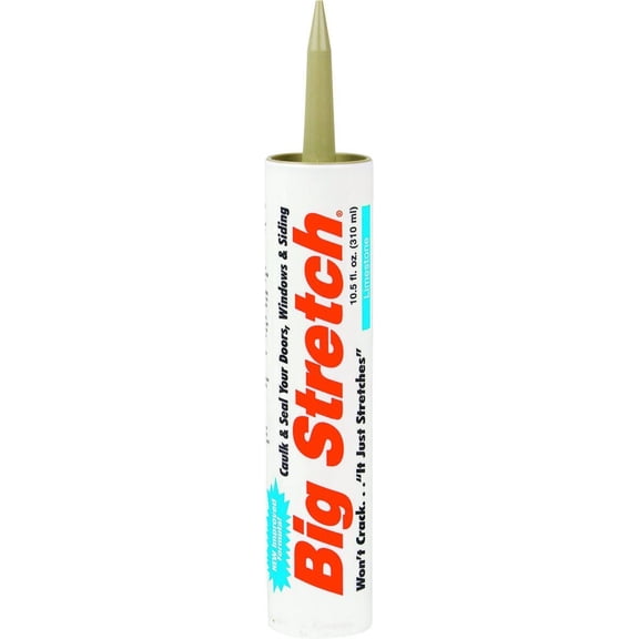 Sashco 10022 10.5oz 10.5 Oz Limestone Big Stretch Caulk & Seal