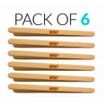 thumbnail image 2 of KLYNE - 6 Pack Bamboo Toaster Tongs For Cooking - Kitchen Accessory - Bread Toast Bacon, 2 of 6