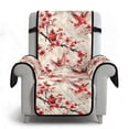 thumbnail image 6 of Yuyamidu Cherry Electric Recliner Chair Covers with Pockets Comfortable Reclining Chair Covers with Elastic Straps Waterproof Recliner Slipcover Gift for Holiday, 6 of 7