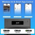 thumbnail image 3 of 2 in 1 Under Desk Foldable Treadmill, Folding Walking Pad, with Remote Control, Wireless APP Control, Home Office Jogging Machine, LED Display Walking Treadmill, 3 of 8