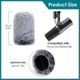 thumbnail image 4 of Pop Filter YOUSHARES SM7B para micrófono Shure SM7B (gris), 4 of 7