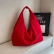 thumbnail image 2 of Bolso de mano de nailon de gran capacidad 2024 de alta calidad para mujer, con cremallera, sólido, de gran belleza, a la moda, suave, sencillo y moderno, 2 of 5