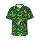 thumbnail image 1 of Balery Cat St Patrick's day Camisas hawaianas de manga corta para hombre, camisas playeras de corte holgado, camisas de vacaciones con botones,XX-Large, 1 of 7