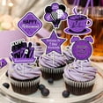 thumbnail image 3 of Purple and Black Retirement Decorations - 36PCS Retirement Cupcake Toppers, Retirement Party Decorations for Women, Happy Retirement Party Decorations, Retired Party Table Decorations, 3 of 6