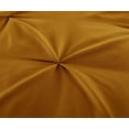 thumbnail image 6 of Chezmoi Collection Sydney 7-Piece Pinch Pleat Comforter Set, Lightweight Pintuck Bedding for All Season, California King, Spice, 6 of 9