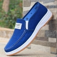 thumbnail image 5 of ZTTD Men's Shoes Fashion All Season Men Casual Shoes Flat Bottom Non Slip Comfortable Round Toe Shallow Mouth Slip On Solid Color, Sizes 39-44, 5 of 5