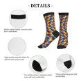 thumbnail image 5 of Unisex Autism Awareness Puzzle Piece Novelty Ankle Socks Colorful ComfortSoft Lightweight Sports Athletic Socks, 5 of 6