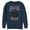 Navy Blue, variant on Men's Star Wars The Force Awakens Kylo Ren Show Dark Side Sweatshirt Charcoal Heather Medium