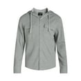 thumbnail image 5 of Hollywood Men's Thermal Button Up Hoodie with Long Sleeves, Sizes S-XL, 5 of 5