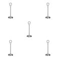 thumbnail image 2 of Baohd Contemporary Table Number Holder Photo Stand for Trendy Hotel Settings Silvery 20cm 5Set, 2 of 6