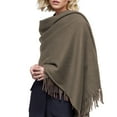 thumbnail image 2 of IDALL Shawl Wraps for Women Scarf for Women Wool Scarf For Women Gift Box Shawls And Wraps Thick Oversized Scarf Pashmina Wraps Ponchos for Women Coffee One Size, 2 of 7