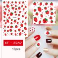 thumbnail image 4 of Etiqueta engomada del arte del clavo, 10pcs 3D Nail Art D Decoración del arte del clavo Tecnología innovadora de la decoración del clavo, 4 of 8