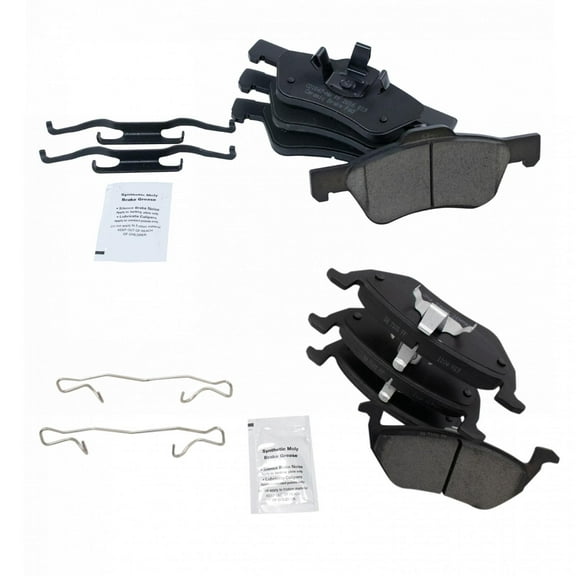 TRQ Front & Rear Posi Ceramic Disc Brake Pad Kit for Escape Tribute Mariner BFA13091 Fits select: 2005-2008 FORD ESCAPE, 2005-2006 MAZDA TRIBUTE