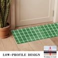 thumbnail image 3 of Green White Checkerboard Checkered Pattern Door Rugs,Washable Non Slip Door Mats Indoor,Decorative Door Mats,Entry Mat Indoor for Entrance,Bedroom,Kitchen,Bathroom,16"x47", 3 of 6