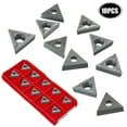thumbnail image 3 of 10pcs TCMT110204 VP15TF / TCMT21.51 Carbide Inserts CNC Blade Lathe Turning Tool, 3 of 13