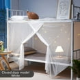 thumbnail image 4 of Ultra Large Bed Net  1 Openings Screen Netting Bed Canopy Circular Curtain for Single to King Size Beds Easy to Install Hanging Kit, 4 of 11