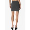 thumbnail image 3 of TheMoogan Women's Basic Stretch Cotton High Waist Double Layer Tube Mini Skirt, 3 of 7