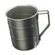 thumbnail image 3 of Taza de acero inoxidable para acampar, taza de cerveza con agarre cómodo, taza de agua para pesca, equipo de mochilero, barbacoa, pícnic al aire libre 500ml Plata, 3 of 8