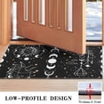 thumbnail image 3 of Black Gothic Sun Moon Hand Pattern Door Rugs,Washable Non Slip Door Mats Indoor,Decorative Door Mats,Entry Mat Indoor for Entrance,Bedroom,Kitchen,Bathroom,17"x30", 3 of 6