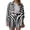 shorts set 47#Black, variant on Womens Shorts Set Summer Striped Print Button Front Shirts and Drawstring High Waist Shorts Casual Holiday Outdoor Clothing Sets