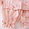 thumbnail image 3 of JUMEYU Tween Pajamas Girls Pajamas Set Sleepwear Toddler Long Sleeve Jammies Kids Sleepwear Size 10-11 (Pink,10-11 Years), 3 of 4
