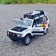 thumbnail image 2 of Modèle Réduit 1:24 Toyota LAND CRUISER LC80 SUV en Alliage Véhicule Tout-Terrain Jouet Modèle de Collection Avancé Orange, 2 of 6