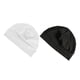 thumbnail image 4 of Gorro de dormir de 2 piezas, cálido y multifuncional, con protección para los oídos, gorro de calavera para la noche. Blanco y negro, 4 of 9