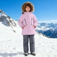 thumbnail image 2 of KAUOD Kids 2 Piece Snowsuits Waterproof Hooded Ski Jackets Bib Pants Set Boys Girls Snowboard Insulated Winter Coats Snowpants, 2 of 7
