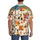 thumbnail image 3 of Fotbe construction road work landscape Camisa Estampada de Manga Corta para Hombre, Casual de Verano, Estilo Playero, Sin Arrugas-Medium, 3 of 5